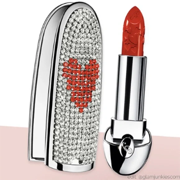 Limited Edition Rouge G Love Heart Customizable Lipstick Case - Picture 1 of 5